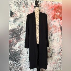 BEYOND YOGA High Slits Long Duster, Black, Small